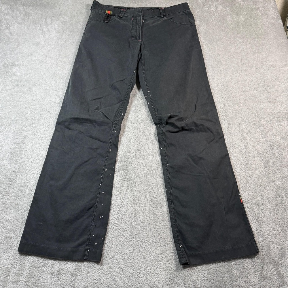 Maharishi Pants Mens 32x30 Black Studded Geometric Stretch Chino Streetwear